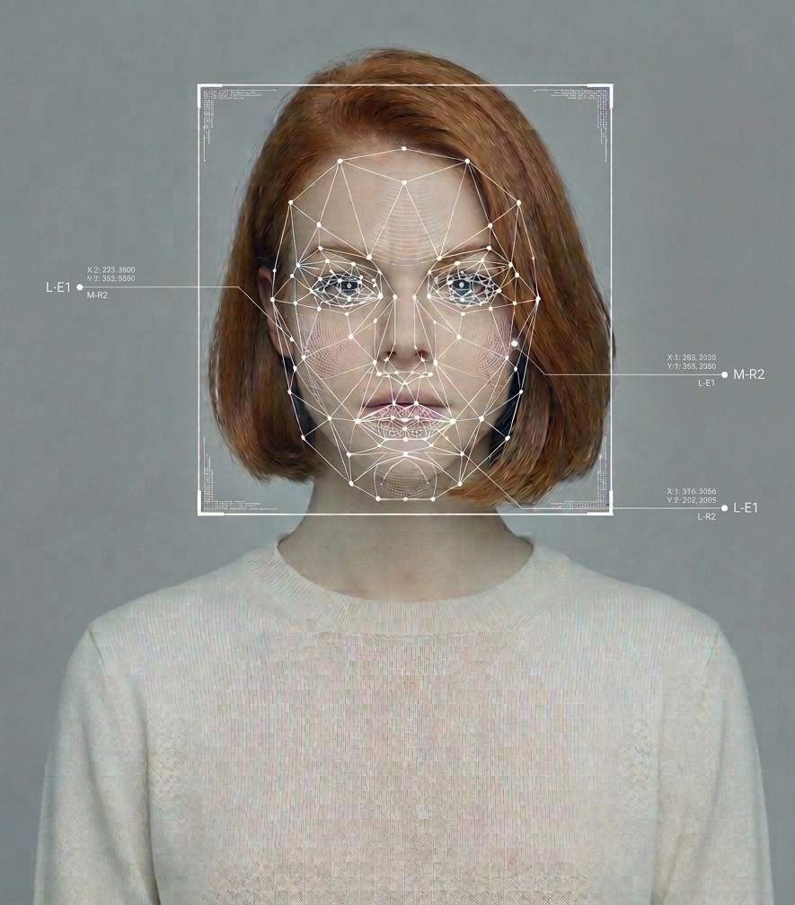 Detección facial con IA